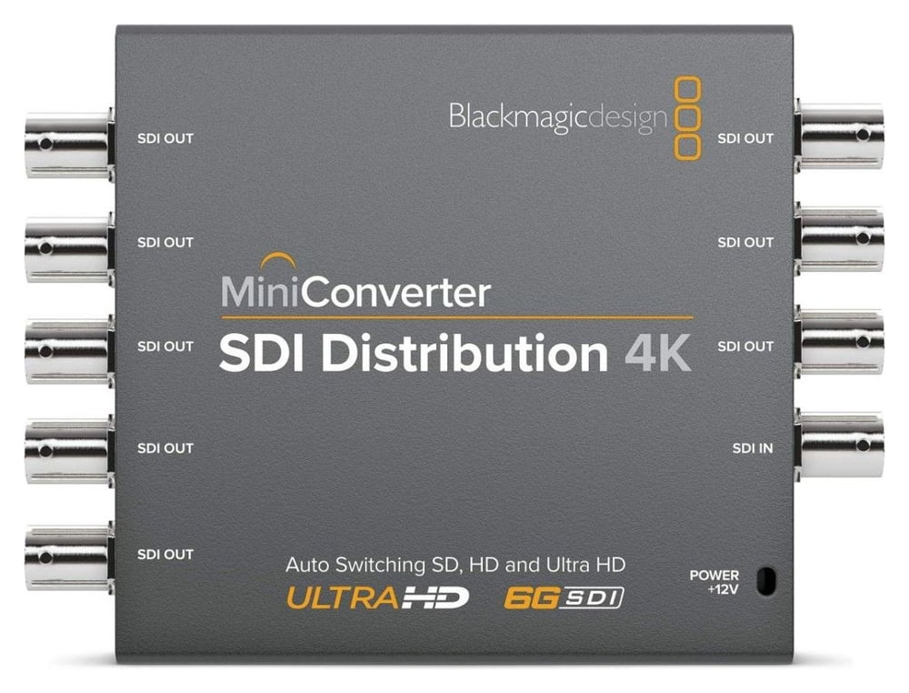 Mini Converter SDI Distribution 4K – Osem výstupov SDI pre celé pracovisko