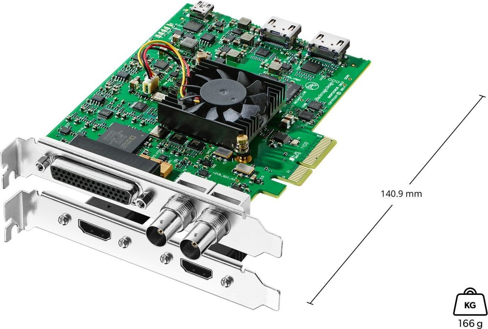 DeckLink Studio 4K – Rozmery a inštalácia