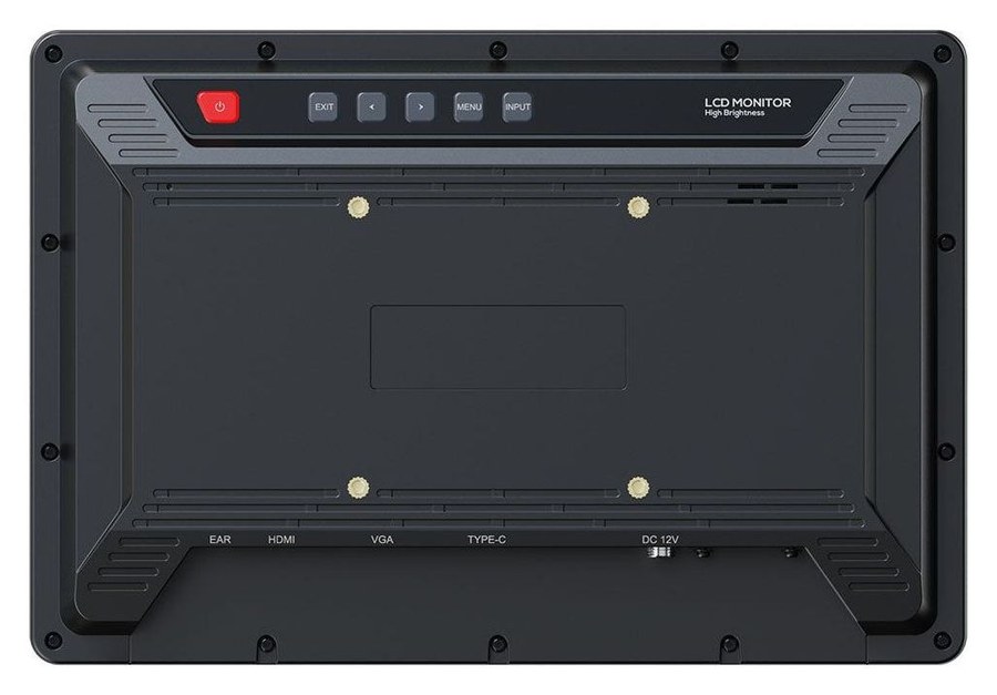 Lilliput FA1019-NP/C/T – Zadná strana s VESA 75 mm