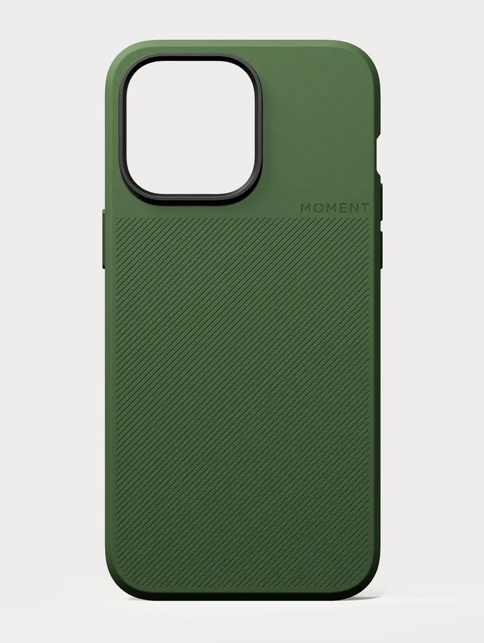 Pouzdro Moment pro iPhone 15 Pro Max v barvě Olive Green