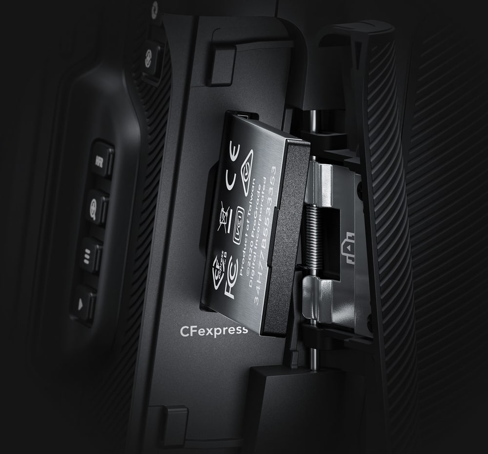 Blackmagic Cinema Camera 6K – CFexpress aj externé disky