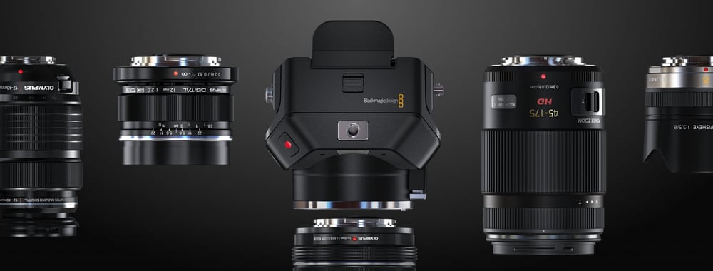Blackmagic Design Micro Studio Camera 4K G2 – Objektívy MFT a citlivý snímač