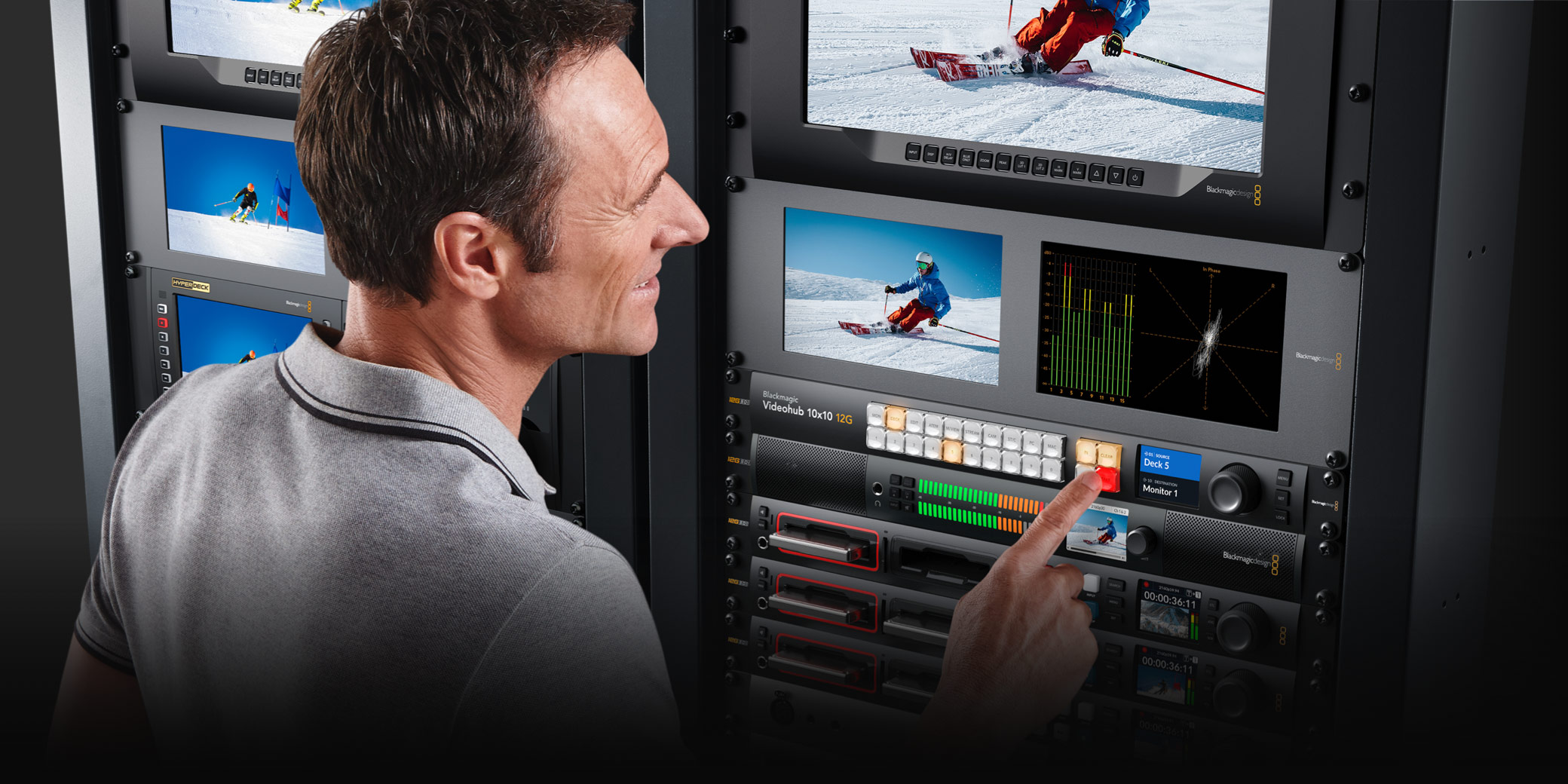VideoHub 12G v provozu