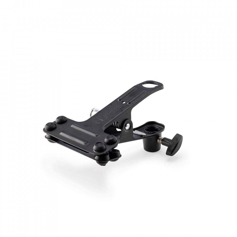 Detail čelistí a připojení svorky Manfrotto 175