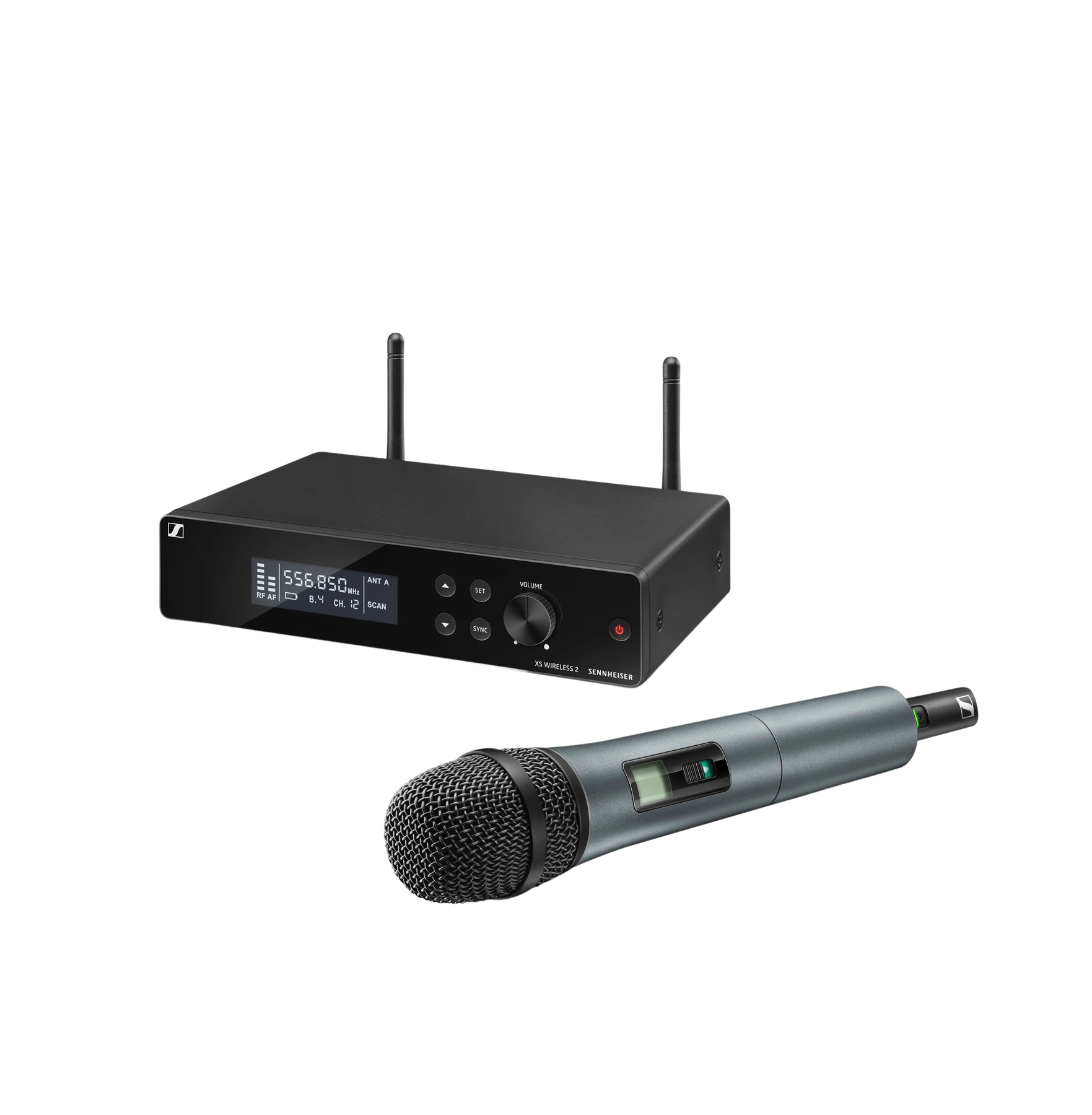 Bezdrátová vokální sada Sennheiser XSW 2-865-E s ručním mikrofonem a přijímačem