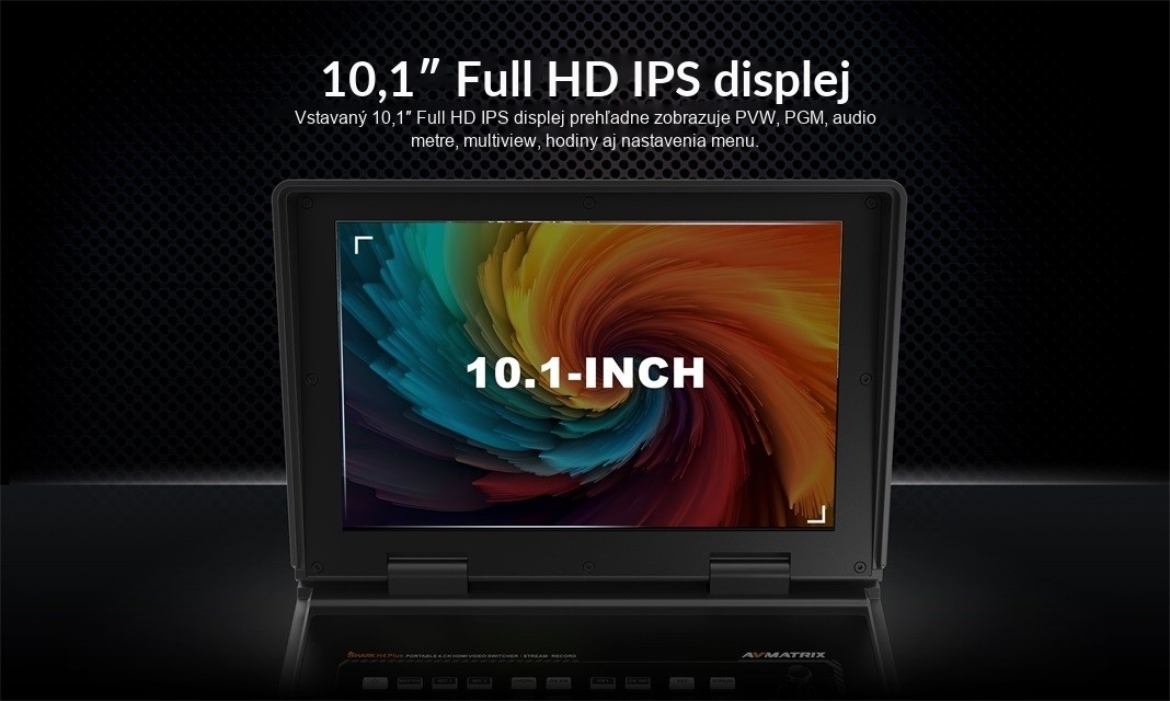 AVMATRIX Shark H4 Plus – infografika