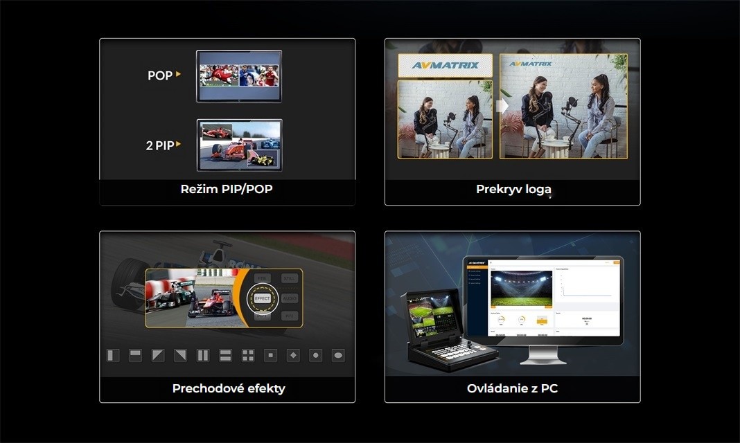 AVMATRIX Shark H4 Plus – infografika