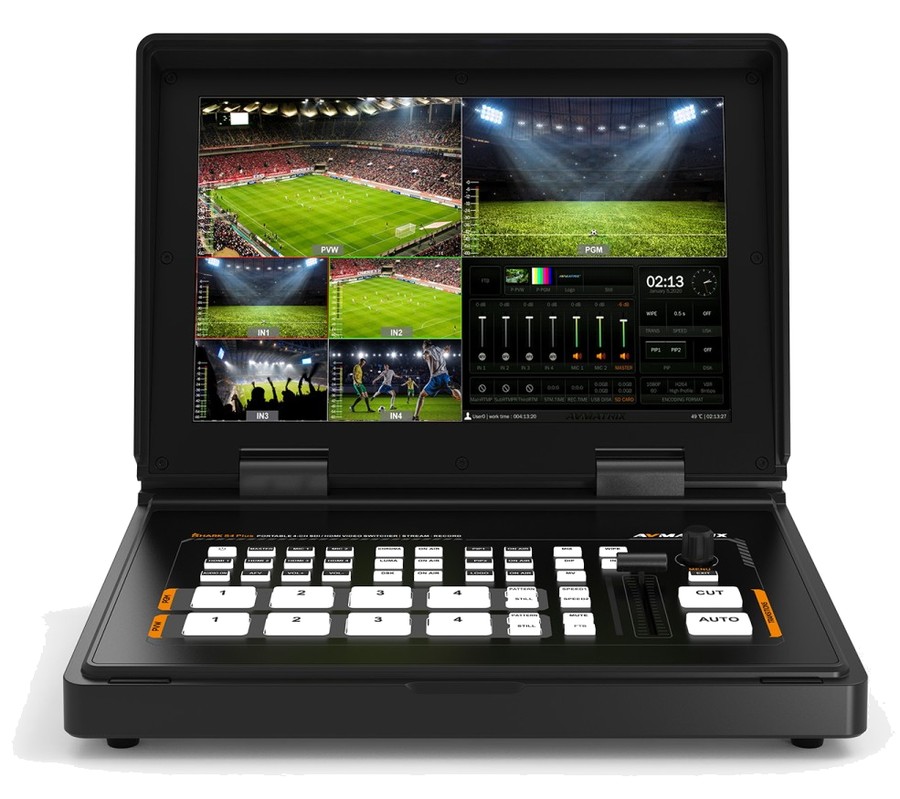AVMATRIX Shark S4 Plus – Multiview na vstavanom displeji