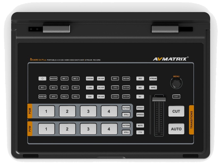 AVMATRIX Shark S4 Plus – Ovládací panel s T-barom