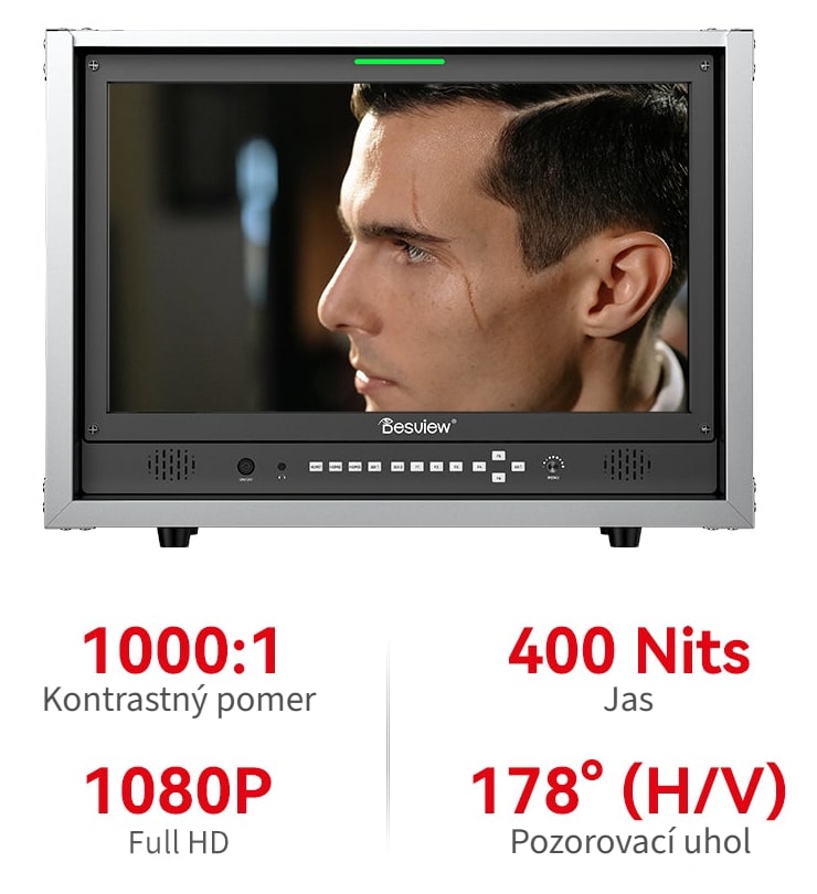 Displej 1080p so živými farbami