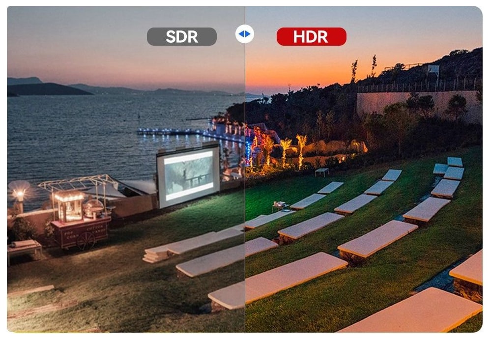 Podpora monitorovania HDR – prirodzené svetlé aj tmavé tóny
