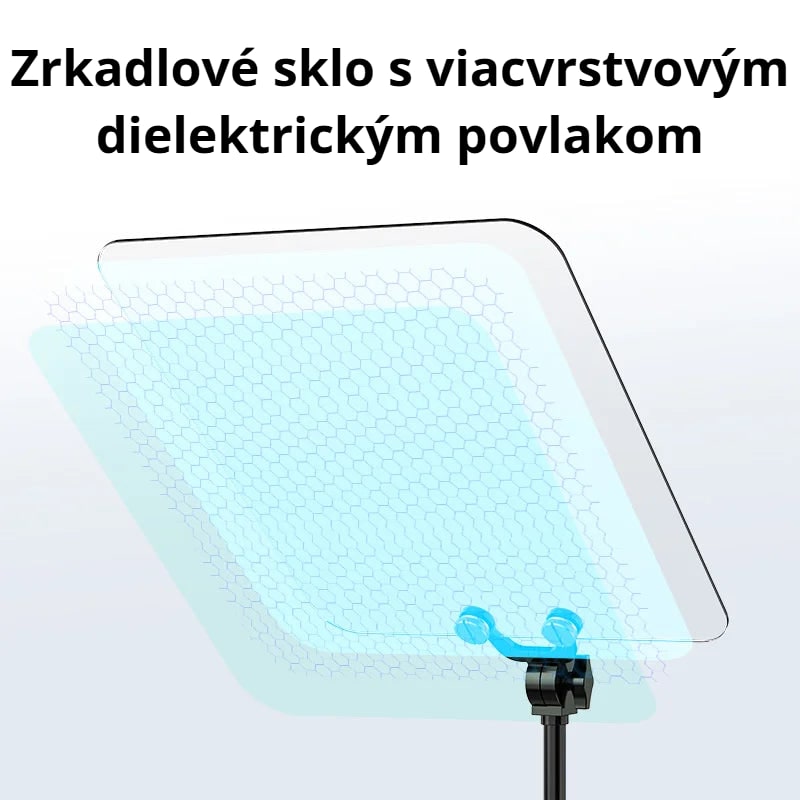 Zrkadlové sklo s viacvrstvovým povlakom