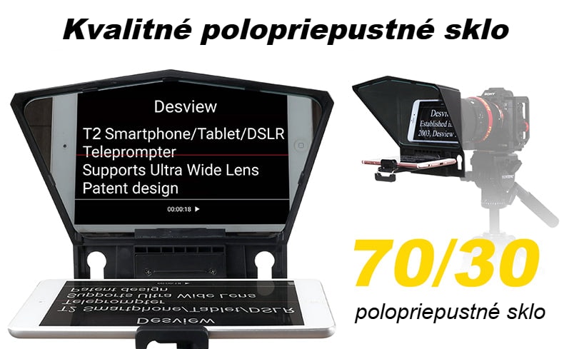 Polopriepustné sklo 70/30