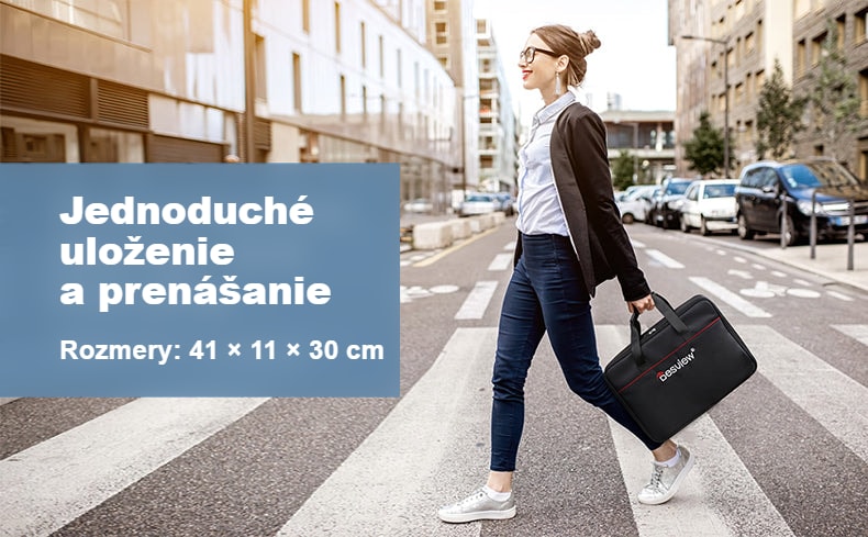 Jednoduché uloženie a prenášanie