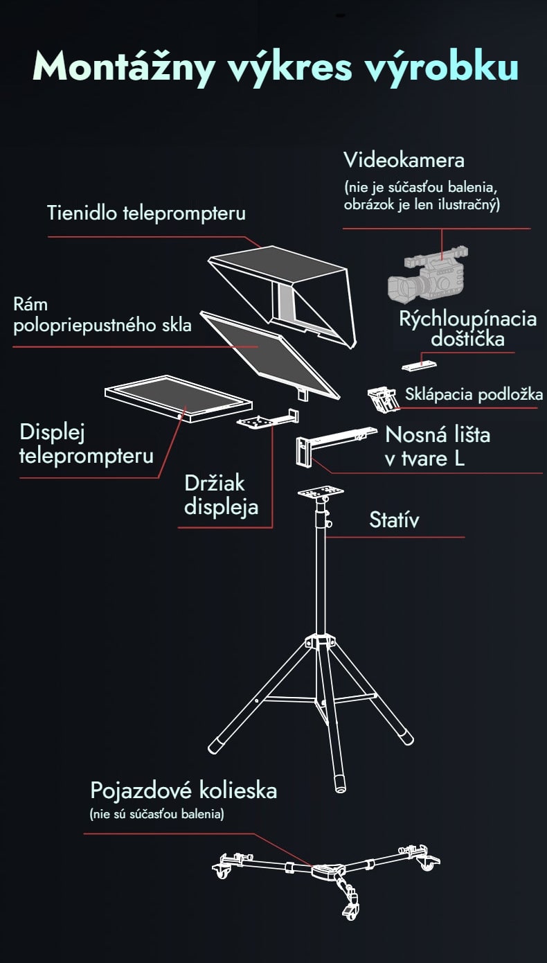 Montážny výkres výrobku