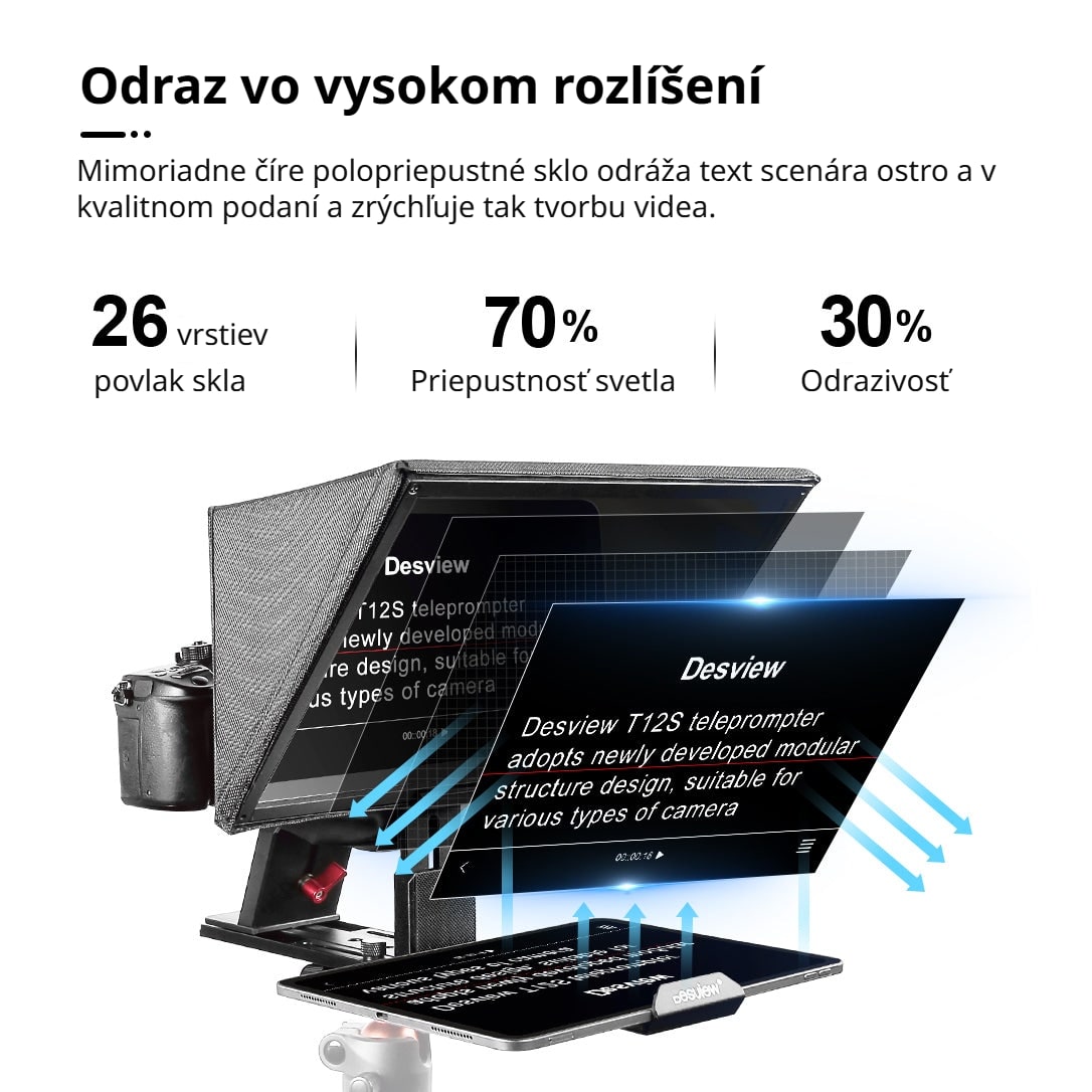 Polopriepustné sklo 70/30