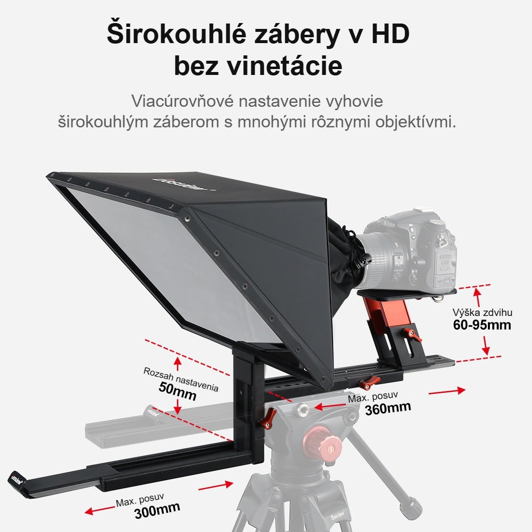 Širokouhlé zábery bez vinetácie