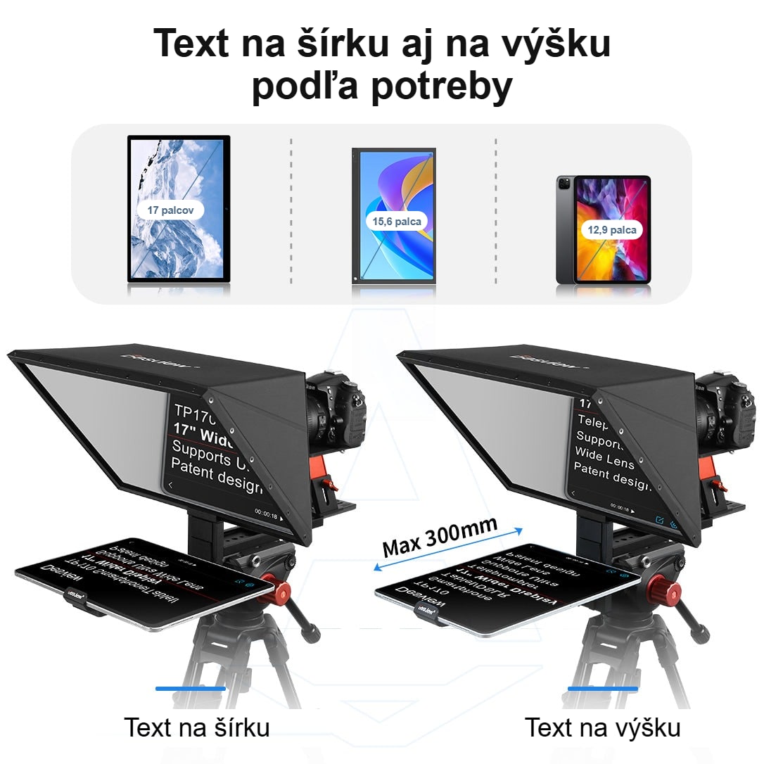Tablet až 17" na šírku aj na výšku