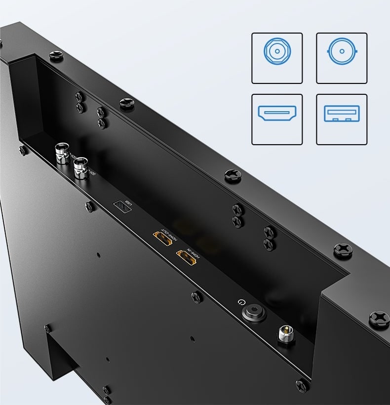 Pripojenie HDMI, SDI a USB-A