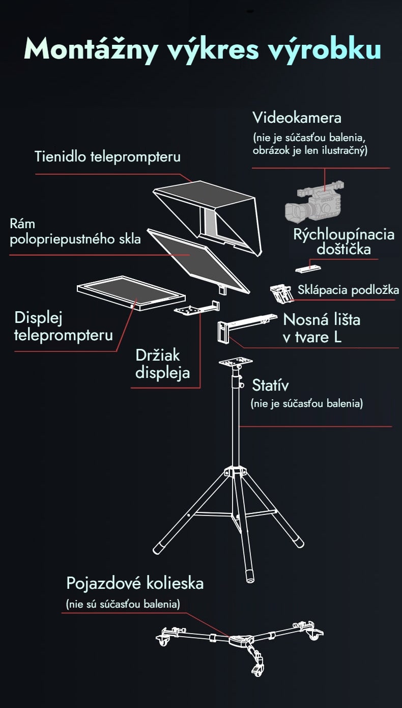 Montážny výkres výrobku
