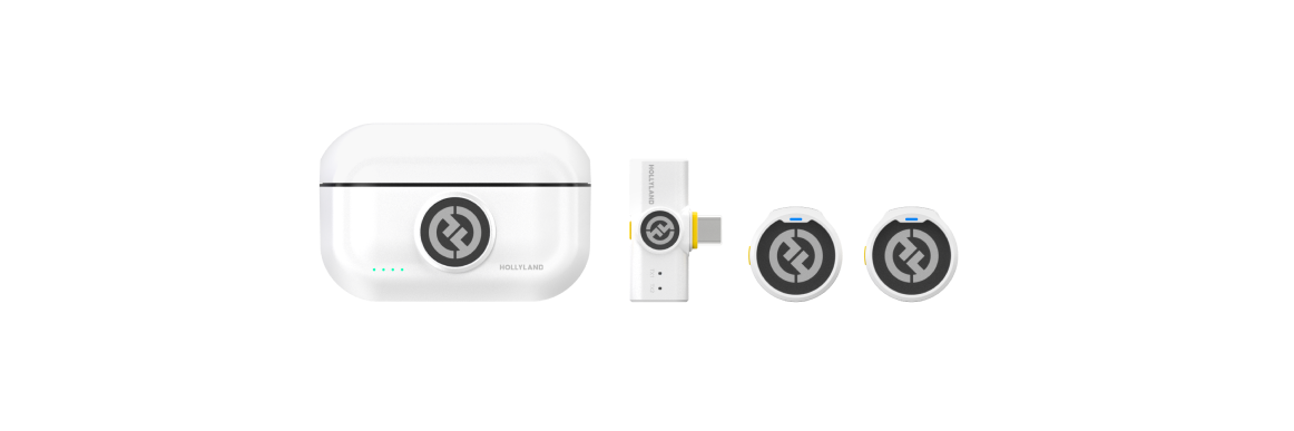 Hollyland LARK M2 USB-C Duo Ivory White