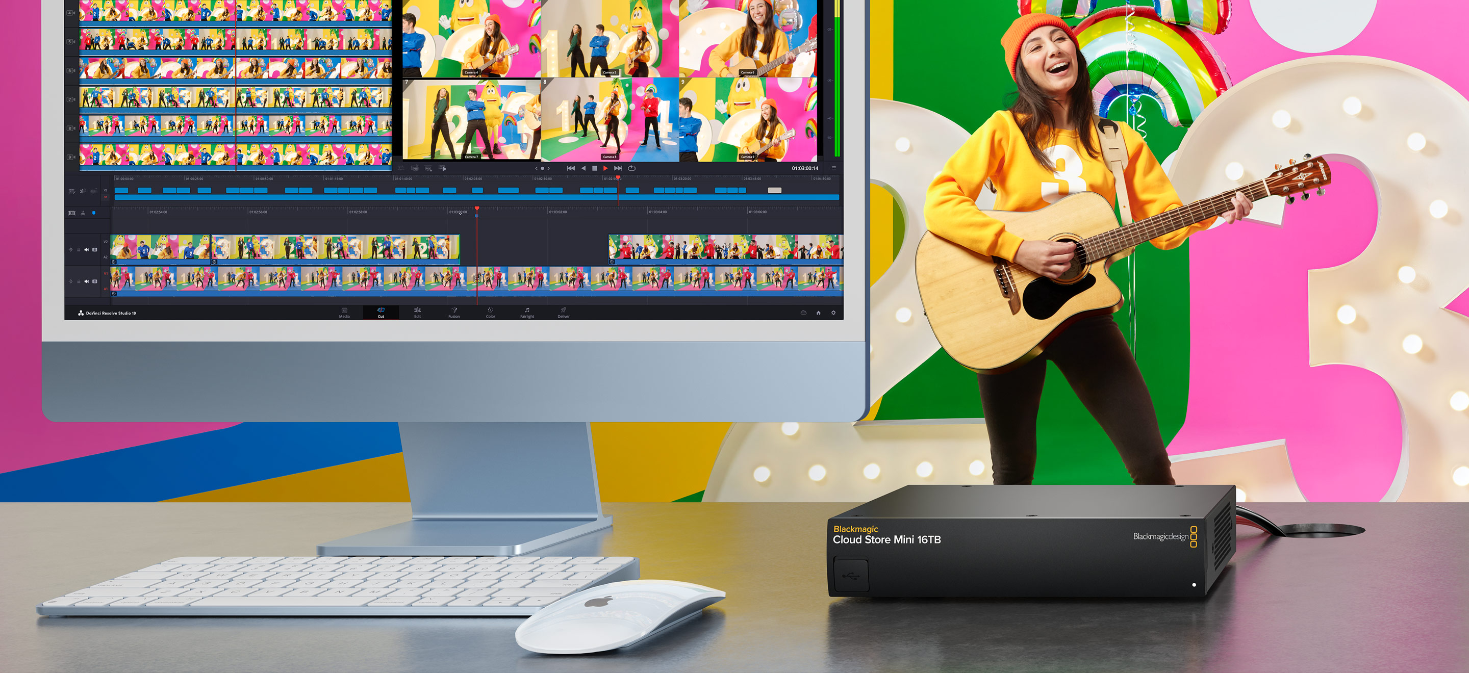 Blackmagic Cloud Store Mini 16TB v postprodukčnom workflow DaVinci Resolve
