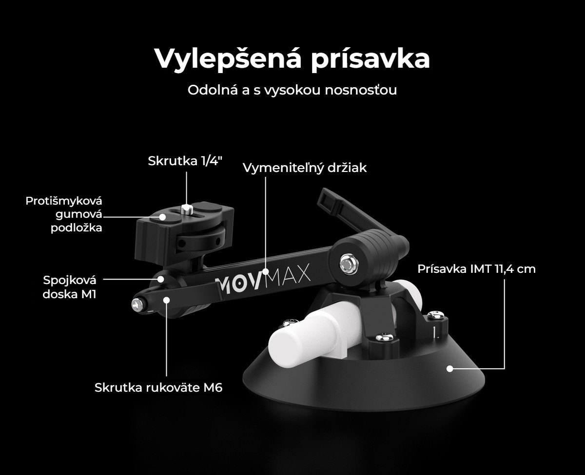 Vylepšená prísavka