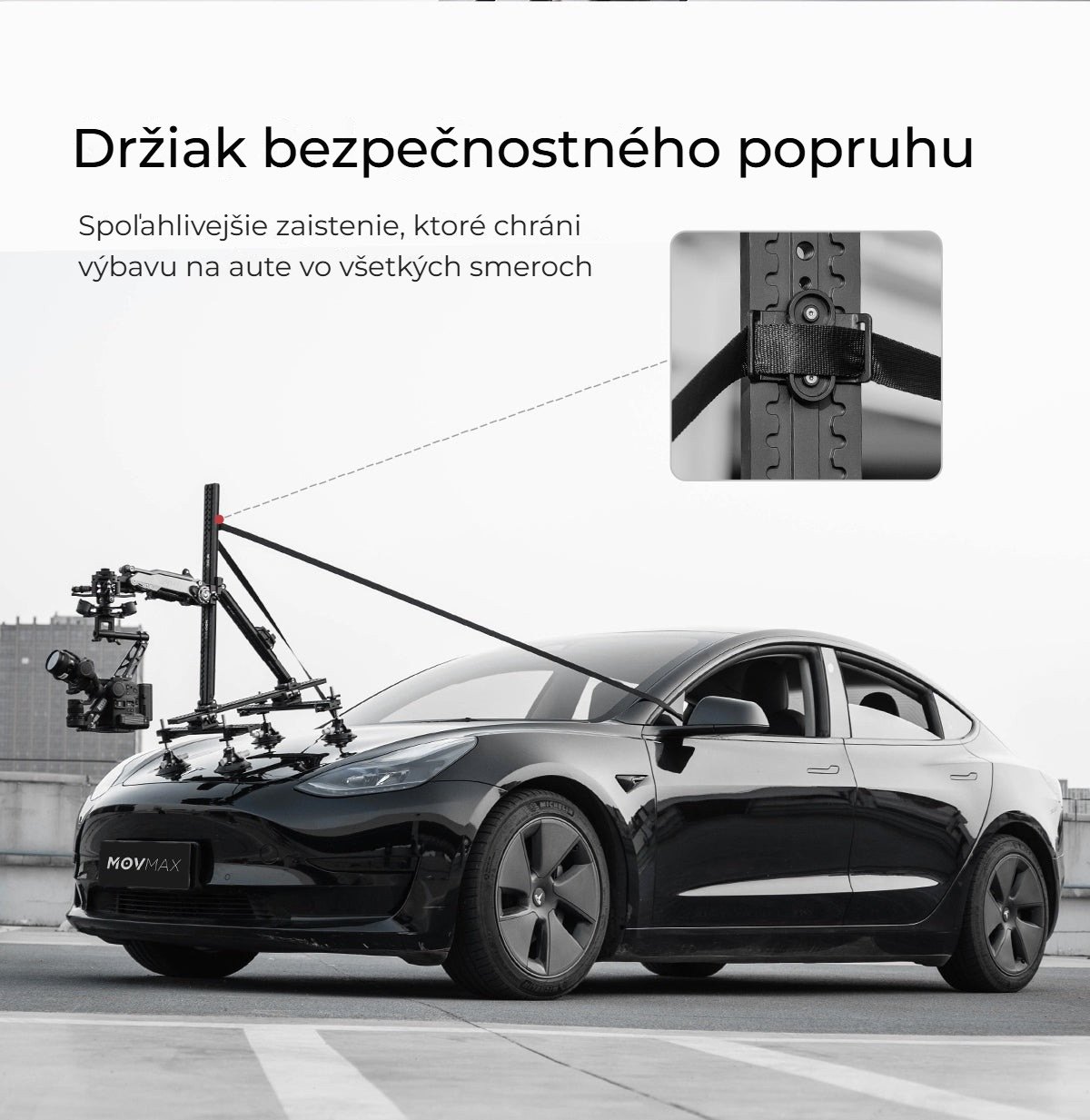 Držiak bezpečnostného popruhu