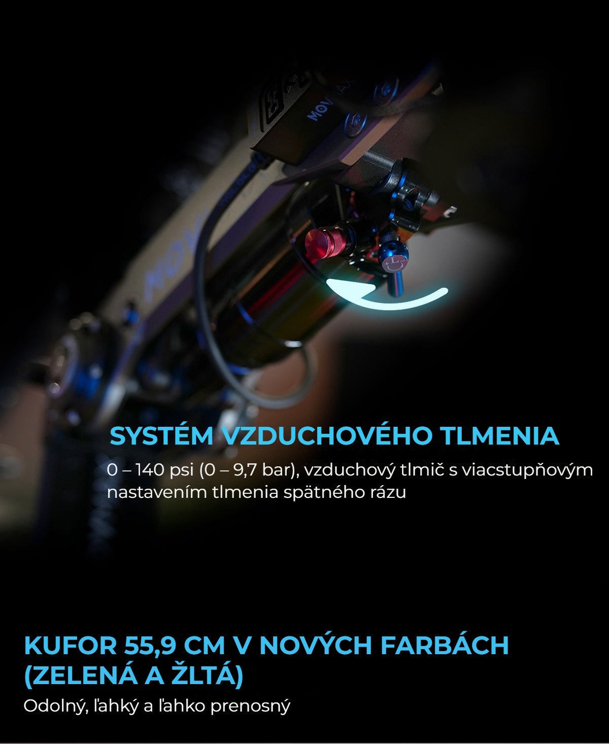 Vzduchový tlmič a kufor