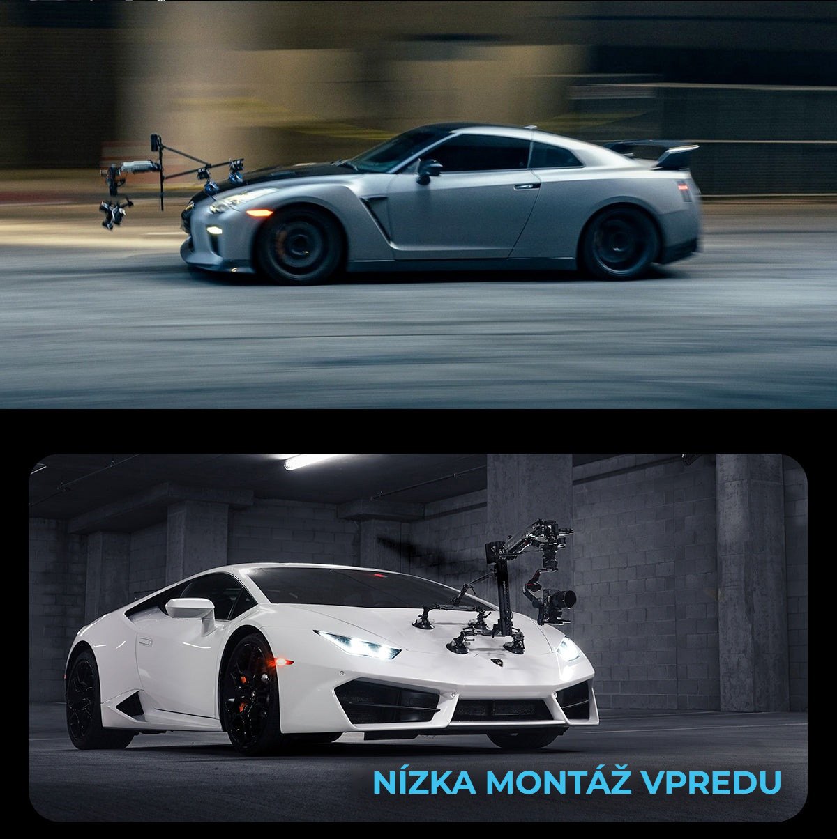Nízka montáž vpredu