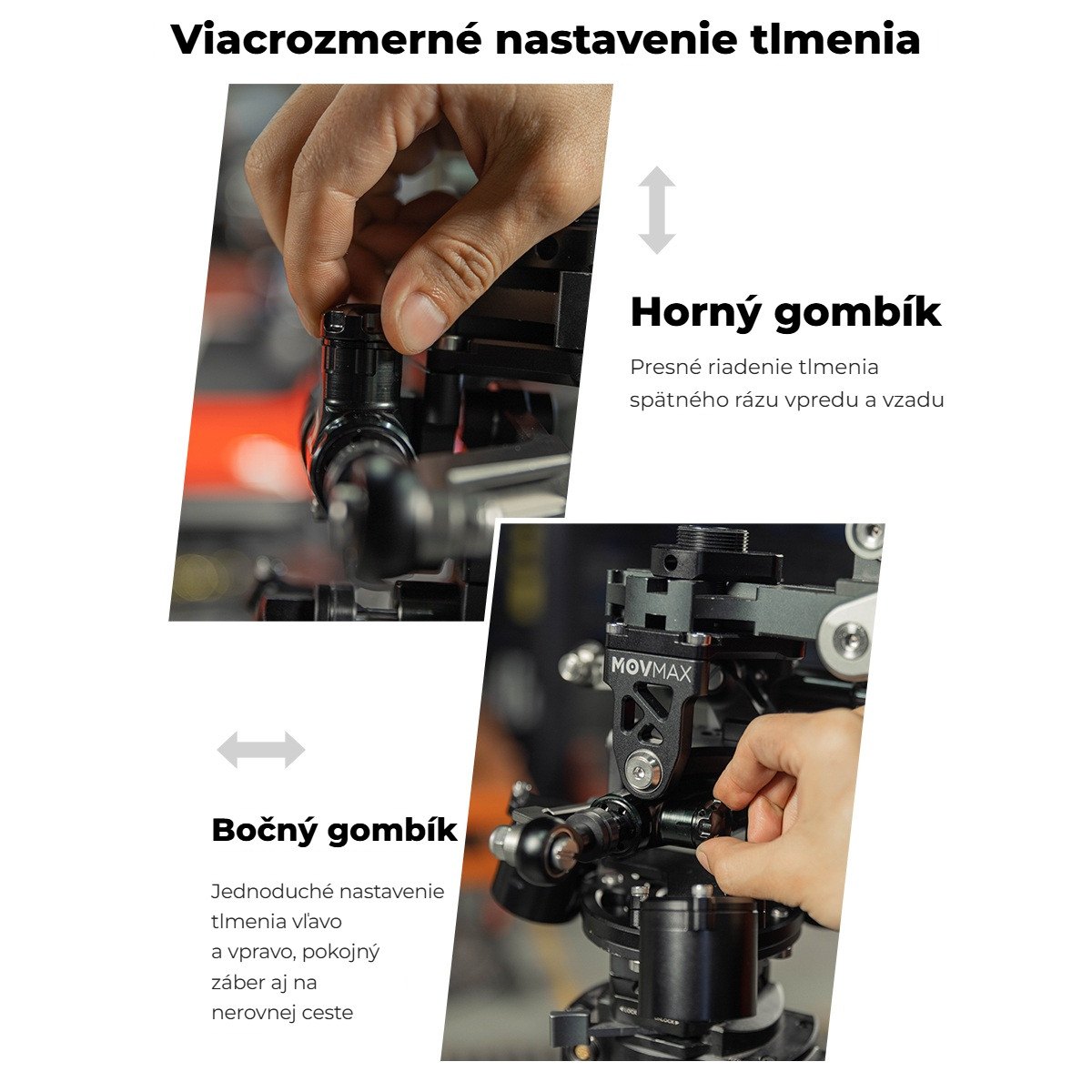 Viacrozmerné nastavenie tlmenia
