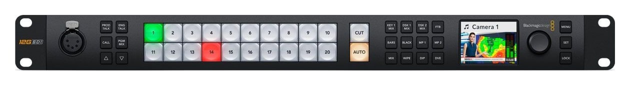ATEM 2 M/E Constellation 4K – Ovládací panel priamo na čelnej strane