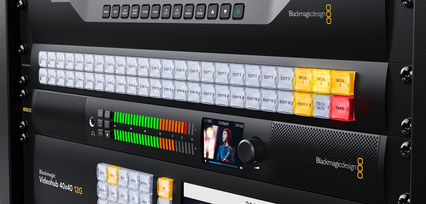 Blackmagic Audio Monitor 12G G3 – SMPTE-2110 IP bez prevodníka