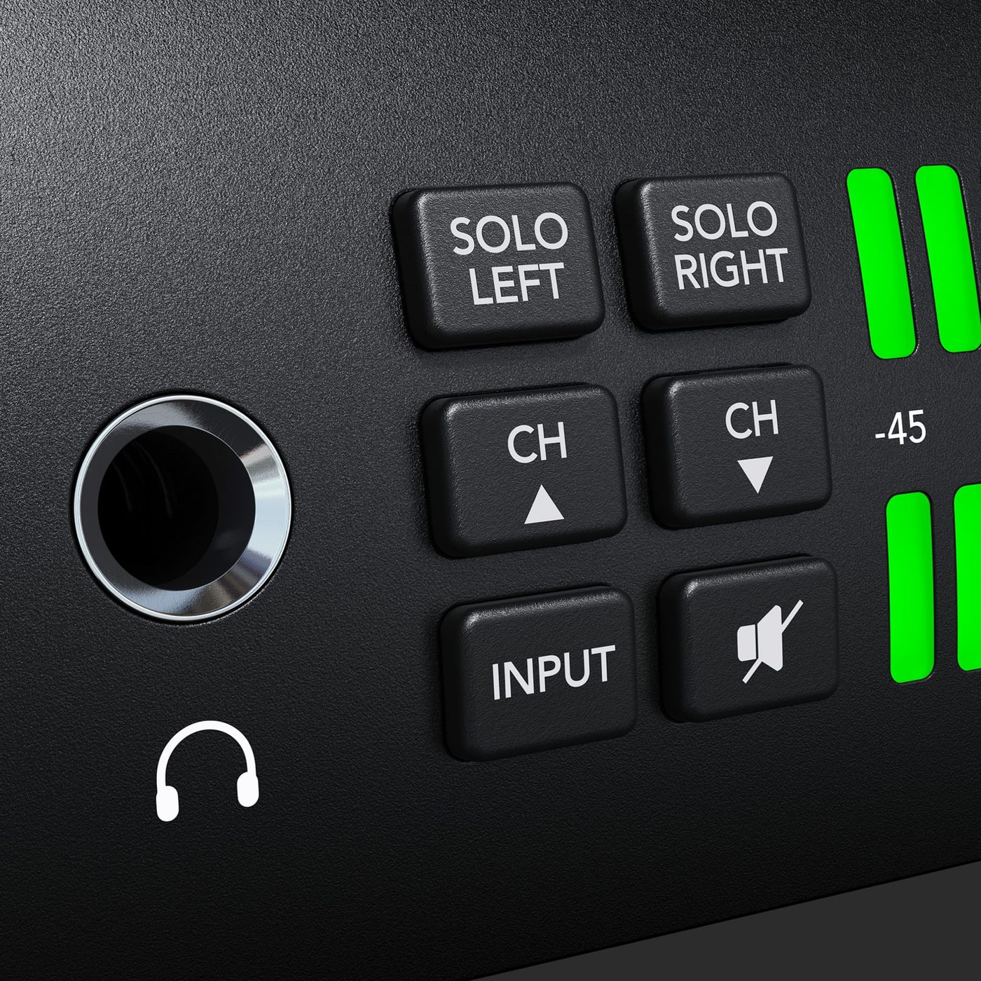 Blackmagic Audio Monitor 12G G3 – Ovládanie na čelnom paneli