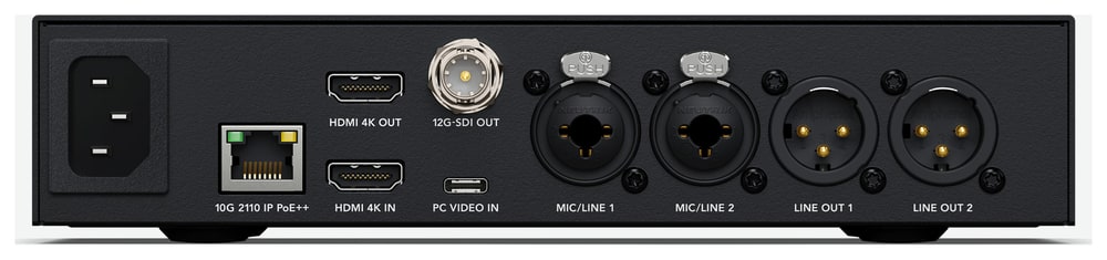 Blackmagic 2110 IP Presentation Converter – HDMI, USB-C, XLR a 10G Ethernet v jednom bode