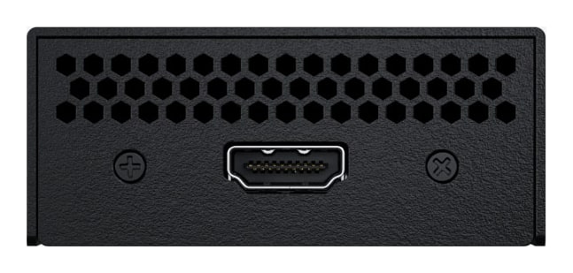 Blackmagic 2110 IP Mini IP to HDMI SFP – Pre riadenú vysielaciu prevádzku