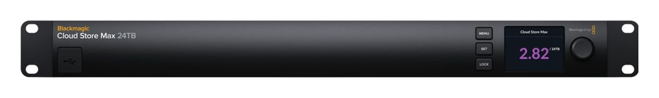 Blackmagic Design Cloud Store Max 24TB – Štyri porty 10G, 100G a USB-C