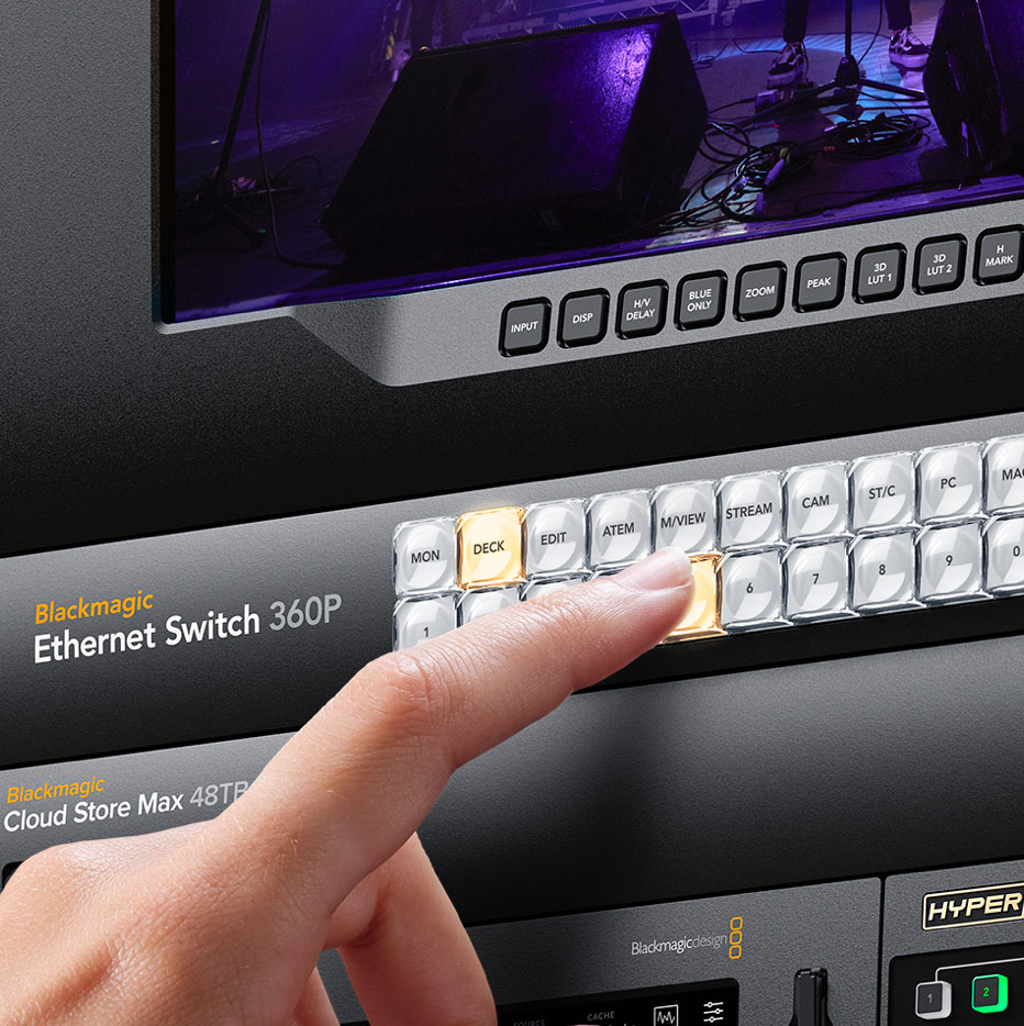 Blackmagic Ethernet Switch 360P – Routovanie ako na Videohube