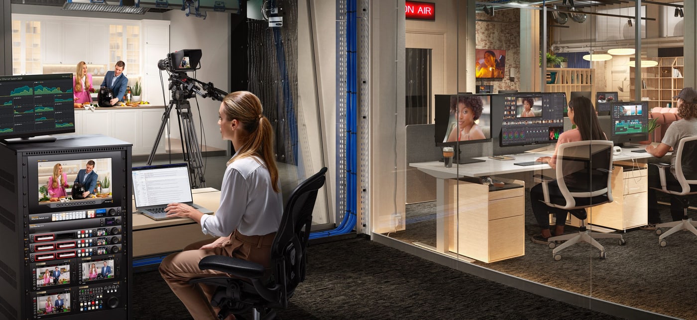 Blackmagic Ethernet Switch 360P – Navrhnutý pre televíziu