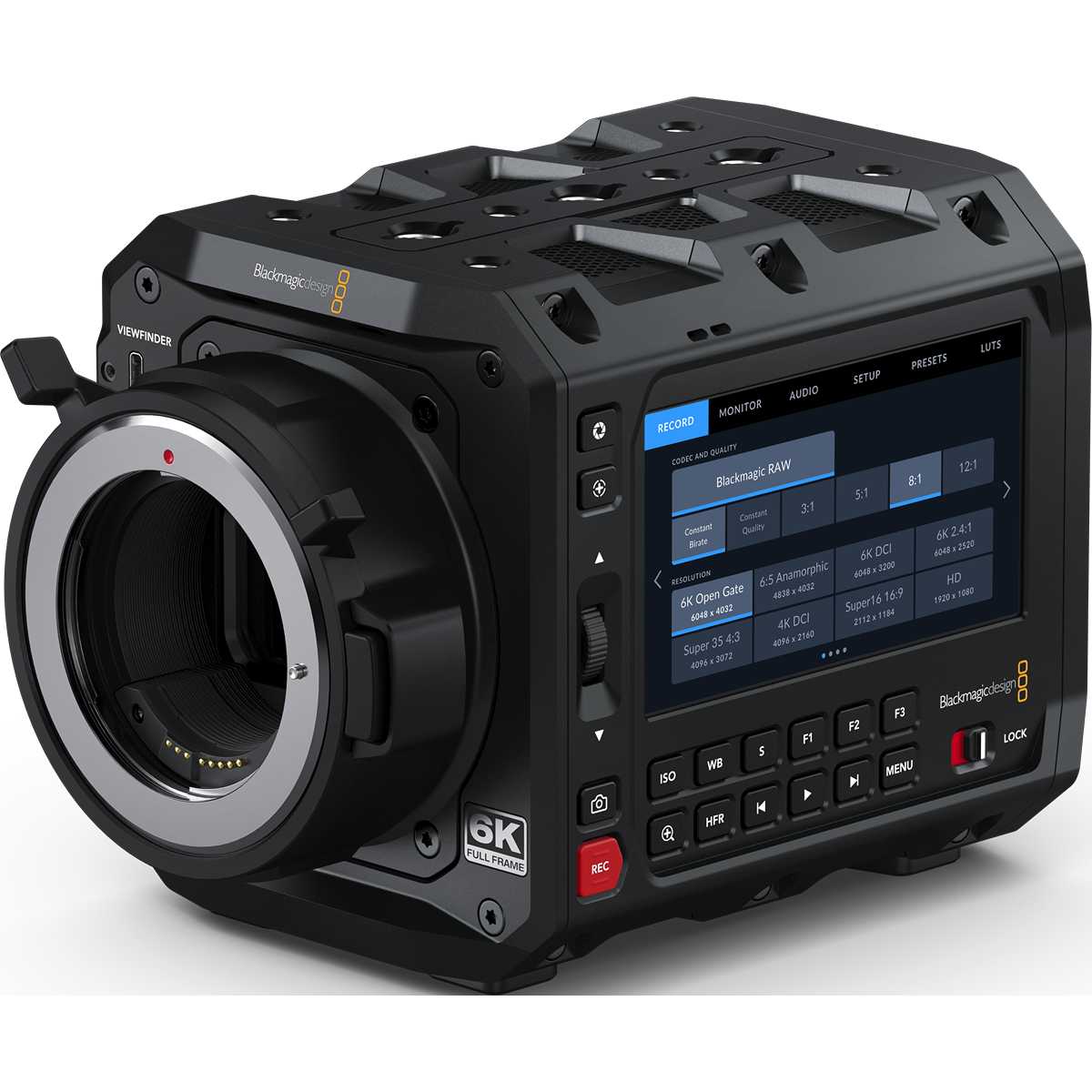 Blackmagic PYXIS 6K EF s uzamykateľným EF bajonetom