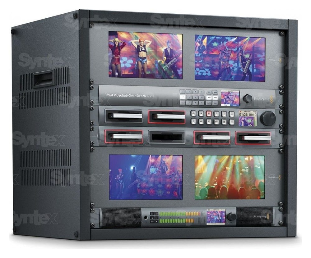 Blackmagic Smart Videohub CleanSwitch 12x12 – Do každého racku