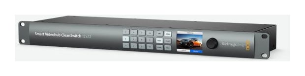 Blackmagic Smart Videohub CleanSwitch 12x12 – Ovládanie priamo z čela