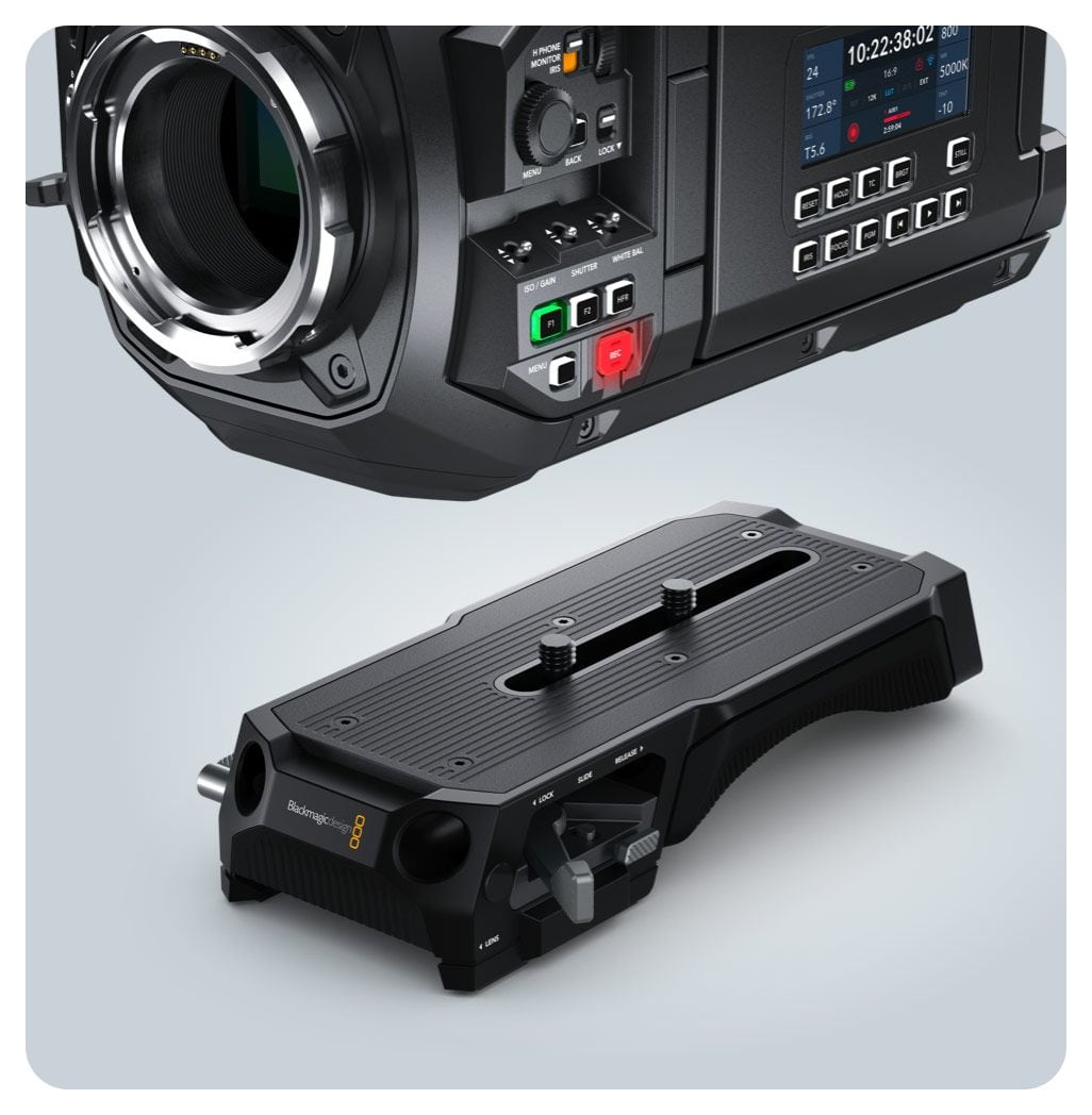 Blackmagic URSA Cine Baseplate 15 – Ramenná opierka a rýchle nasadenie