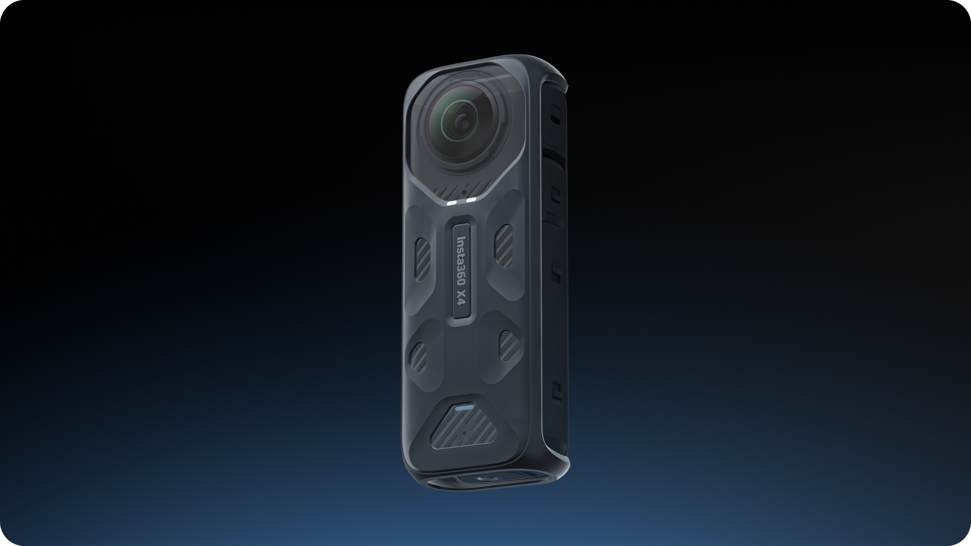 Insta360 X4 s nasadeným krytom Thermo Grip Cover