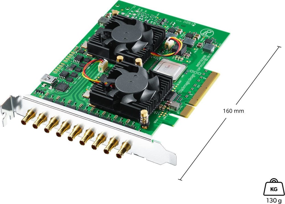 DeckLink Quad 2 – Rozmery a inštalácia