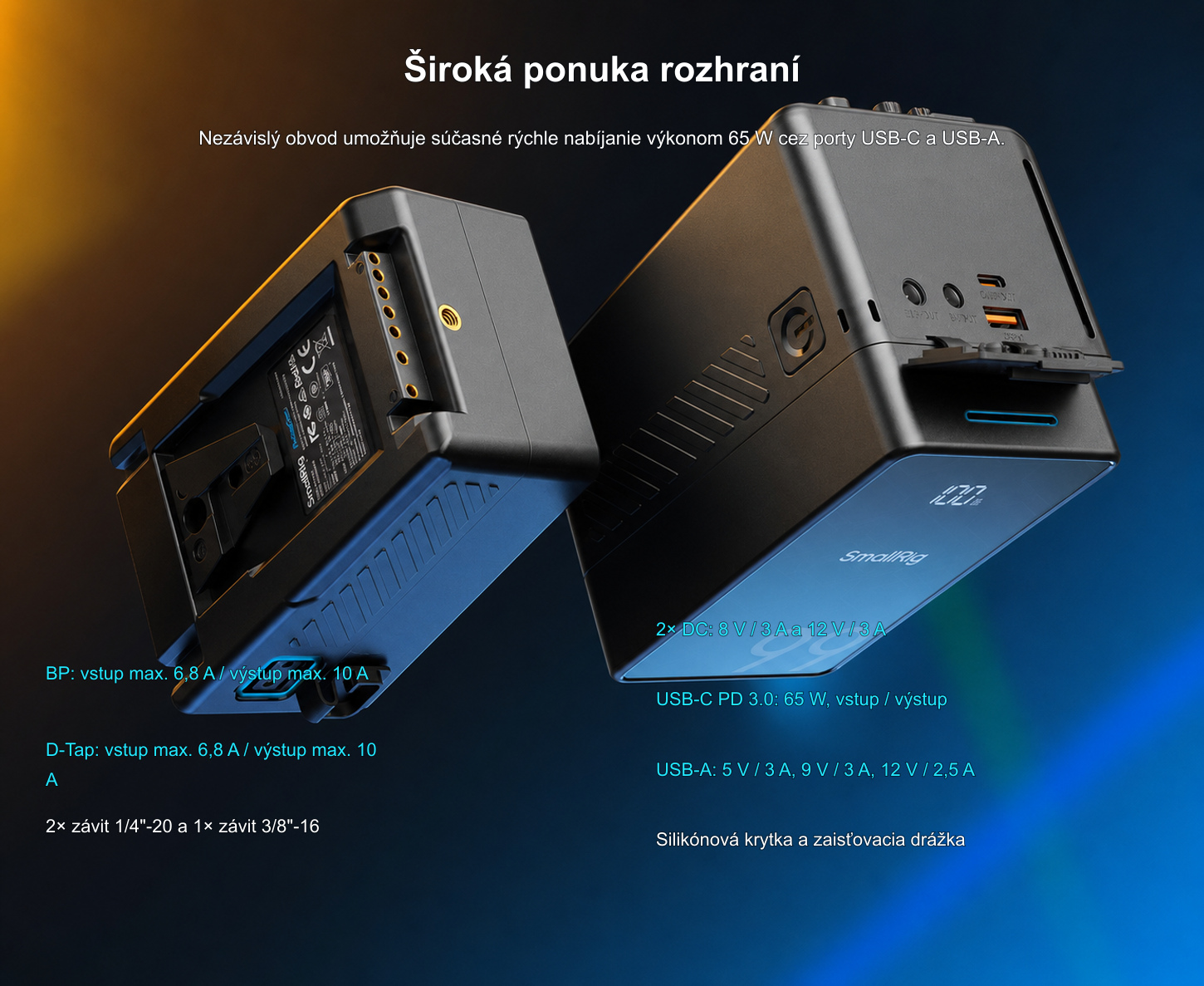 Preložená produktová infografika SmallRig VB99 SE 7/11