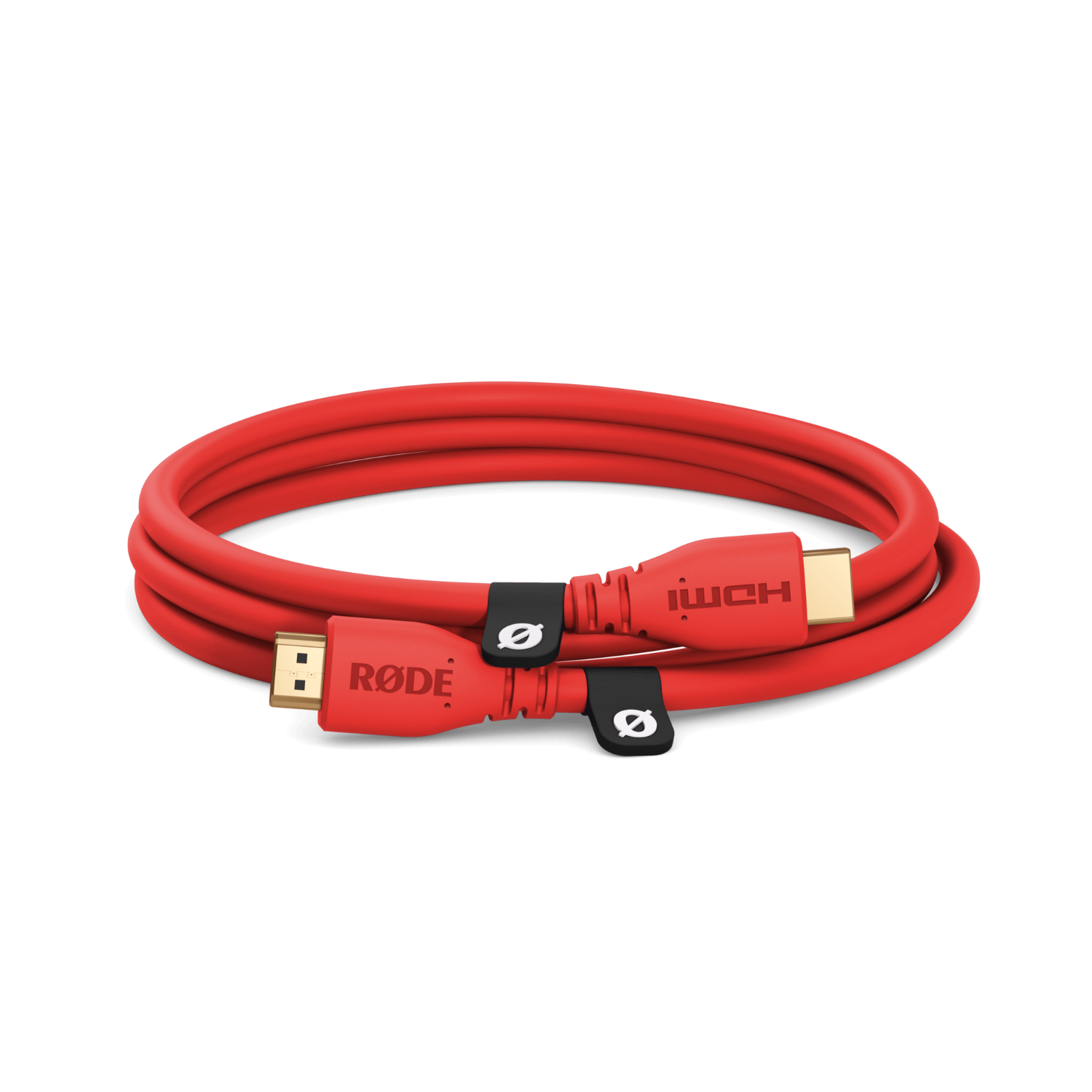 RØDE HDMI kabel 1,5 m, červený – celkový pohled