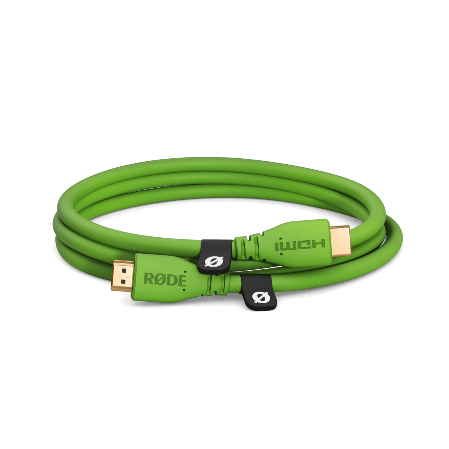 RØDE HDMI kabel 1,5 m, zelený – celkový pohled