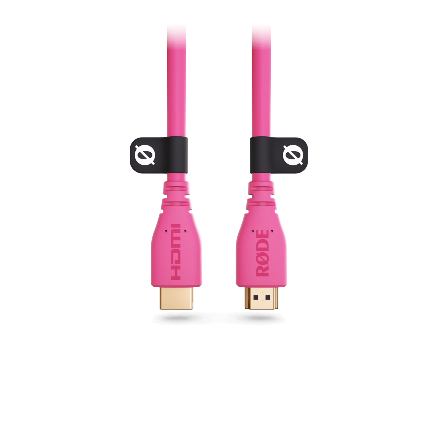 Konektory HDMI-A kabelu RØDE, růžový
