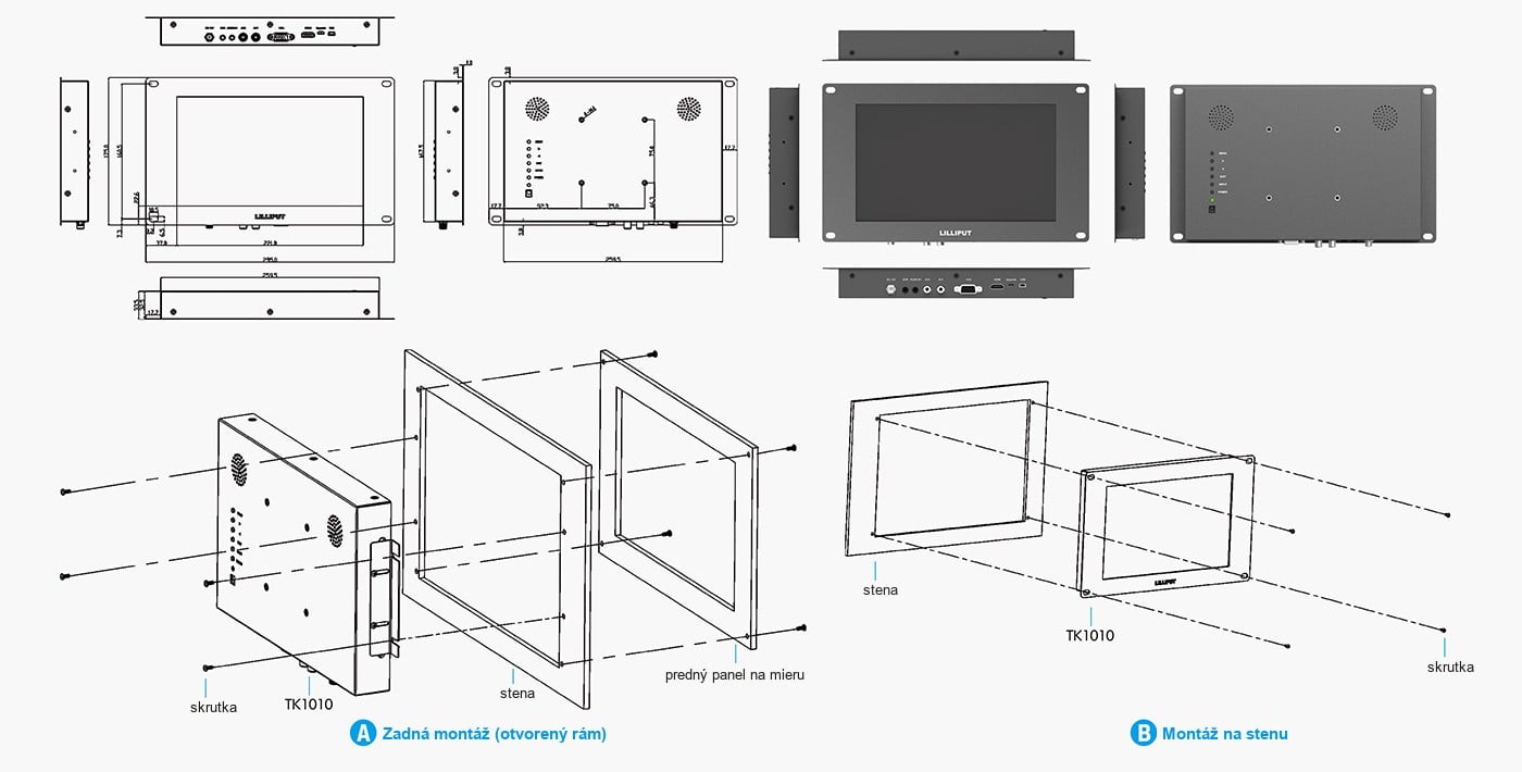 Lilliput TK1010-NP/C/T – infografika 1